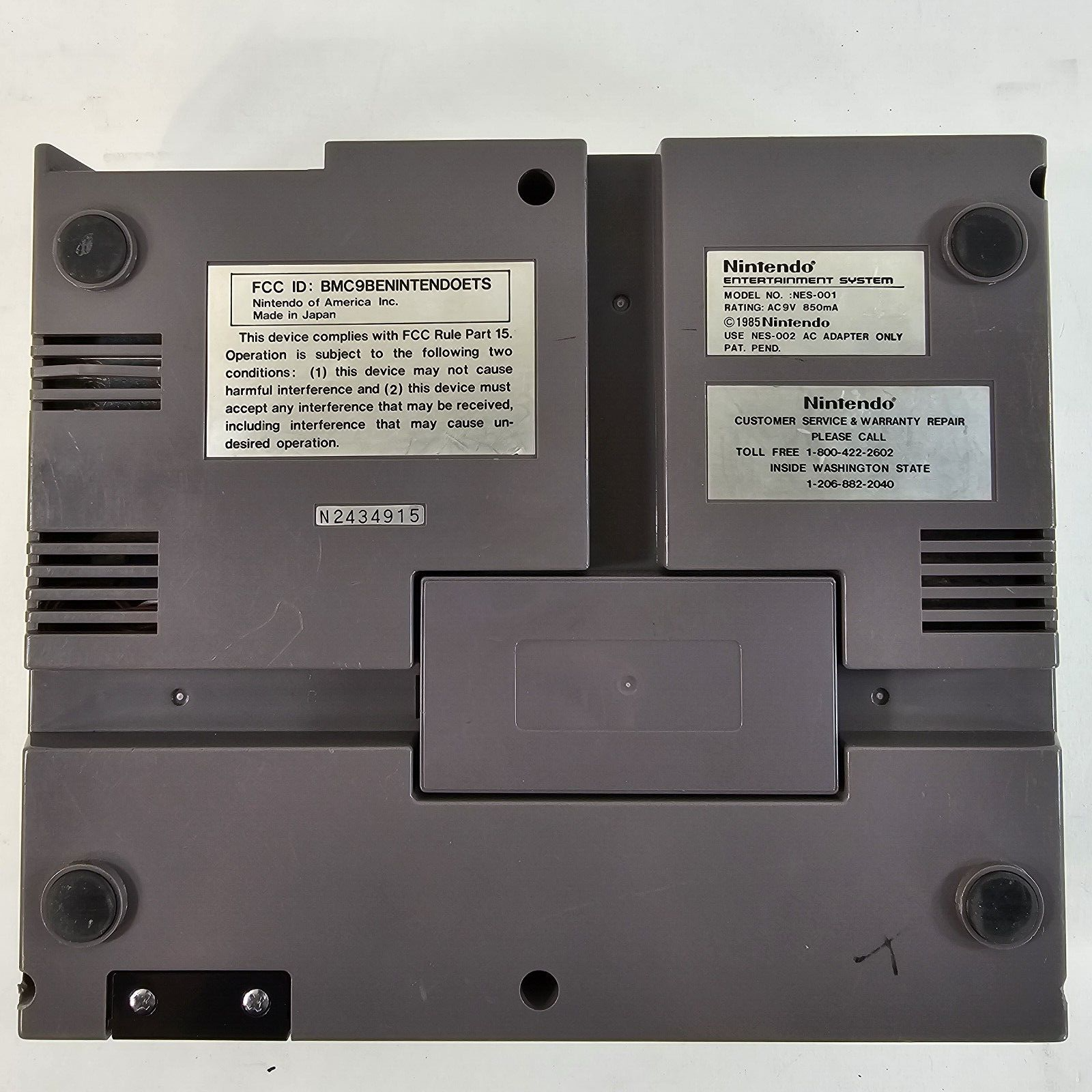 Nintendo Entertainment System Power Set Box & System - Complete