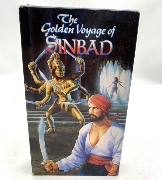The Golden Voyage of Sinbad (VHS, 1993) Tested and Working