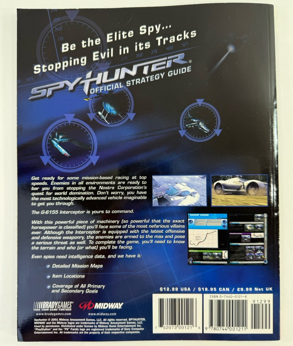 Spy Hunter Official Strategy Guide (Brady Games, 2001) by Shane Mooney
