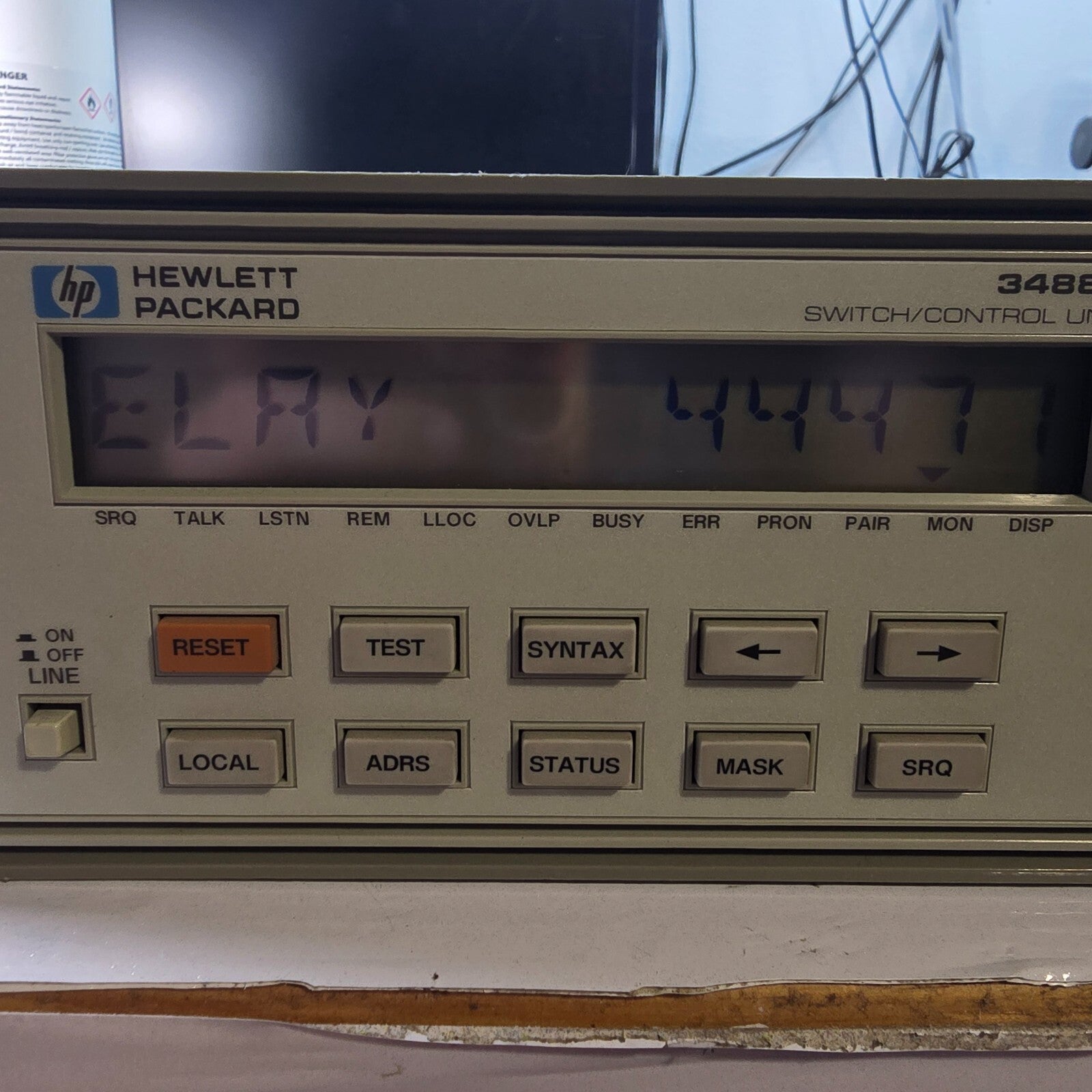HP Agilent 44471A General Purpose Relay Module - Tested and Working (1970)