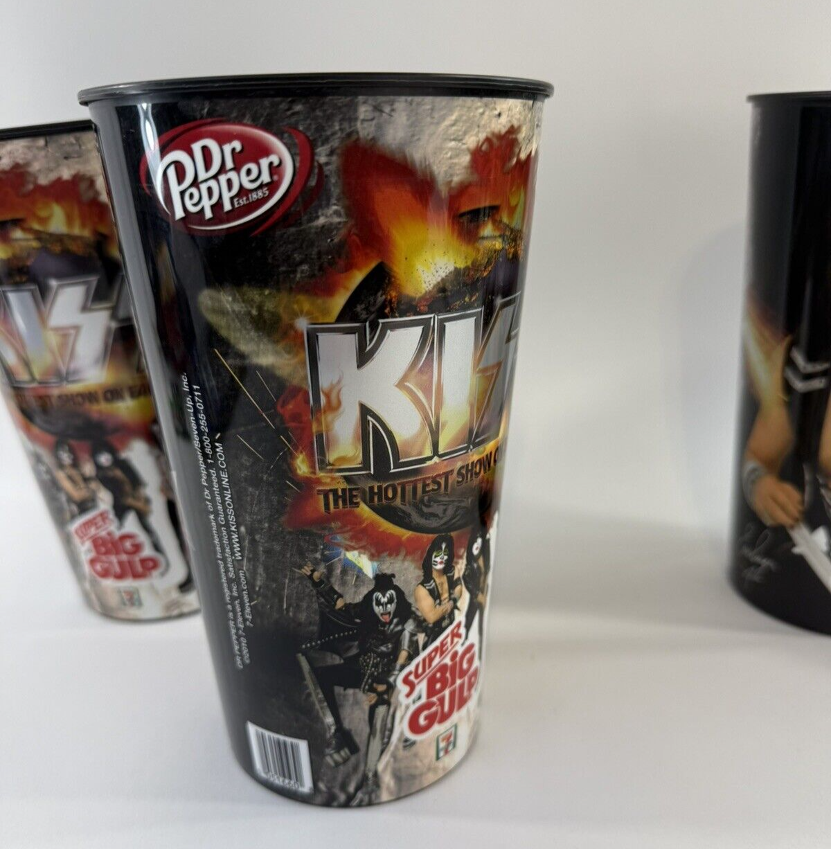 7-Eleven 2010 KISS Super Big Gulp Cups - Complete Set of 4