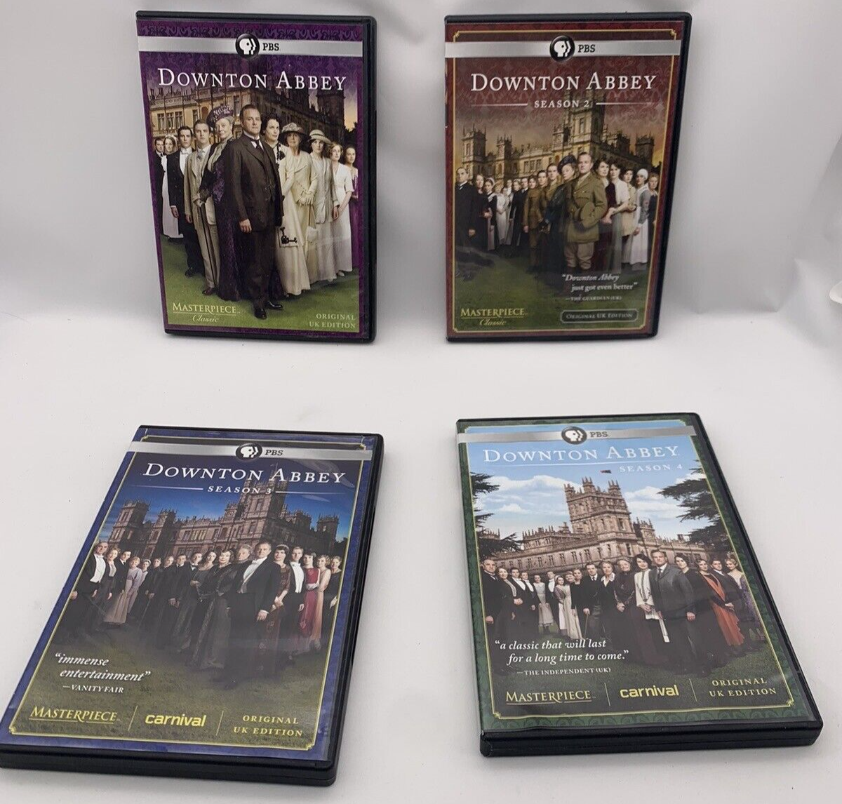 Downton Abbey: Season 1 2 3 4 (DVD Series Sets) Masterpiece Theater Original UK