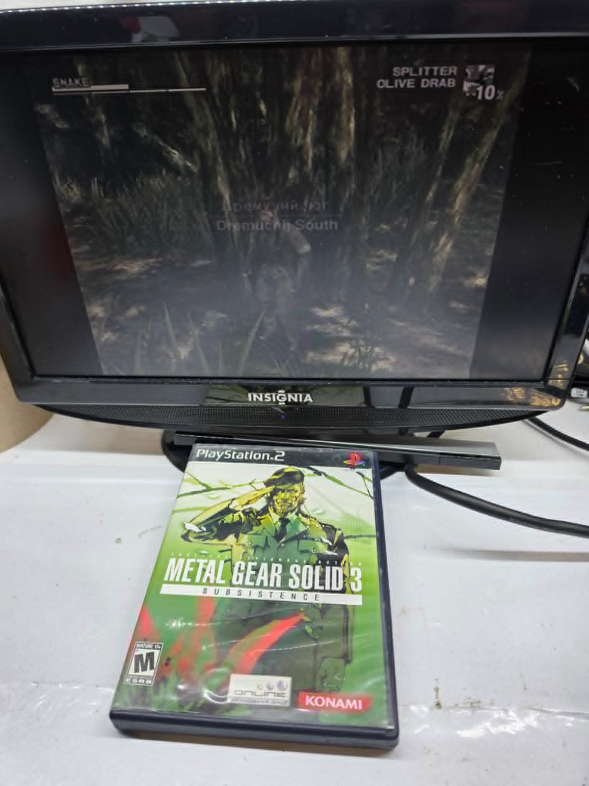 Metal Gear Solid 3: Subsistence (PlayStation 2, 2006) Game Discs & Case - Tested