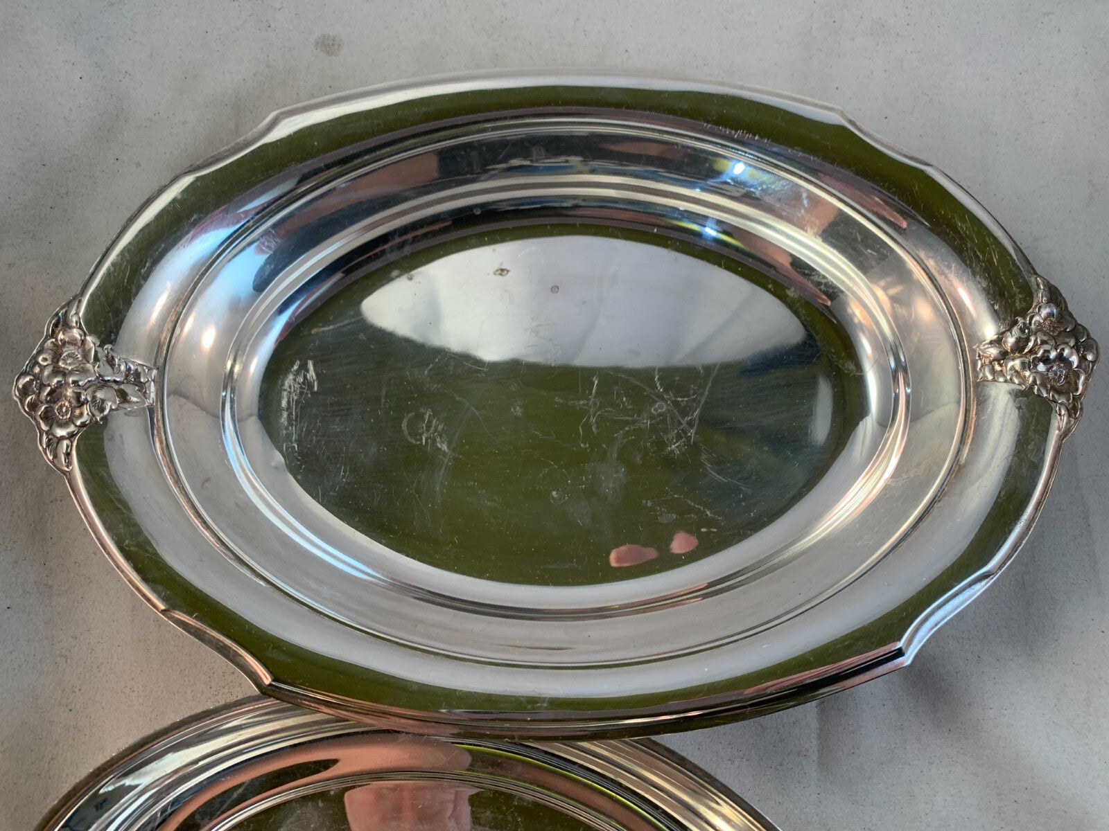 Vintage Wilcox International Silver Company COVERED Dish VEG BOWL/Plate 7112