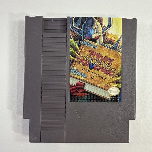 Zoda's Revenge: Star Tropics II (Nintendo Entertainment System, 1994) Game Cart