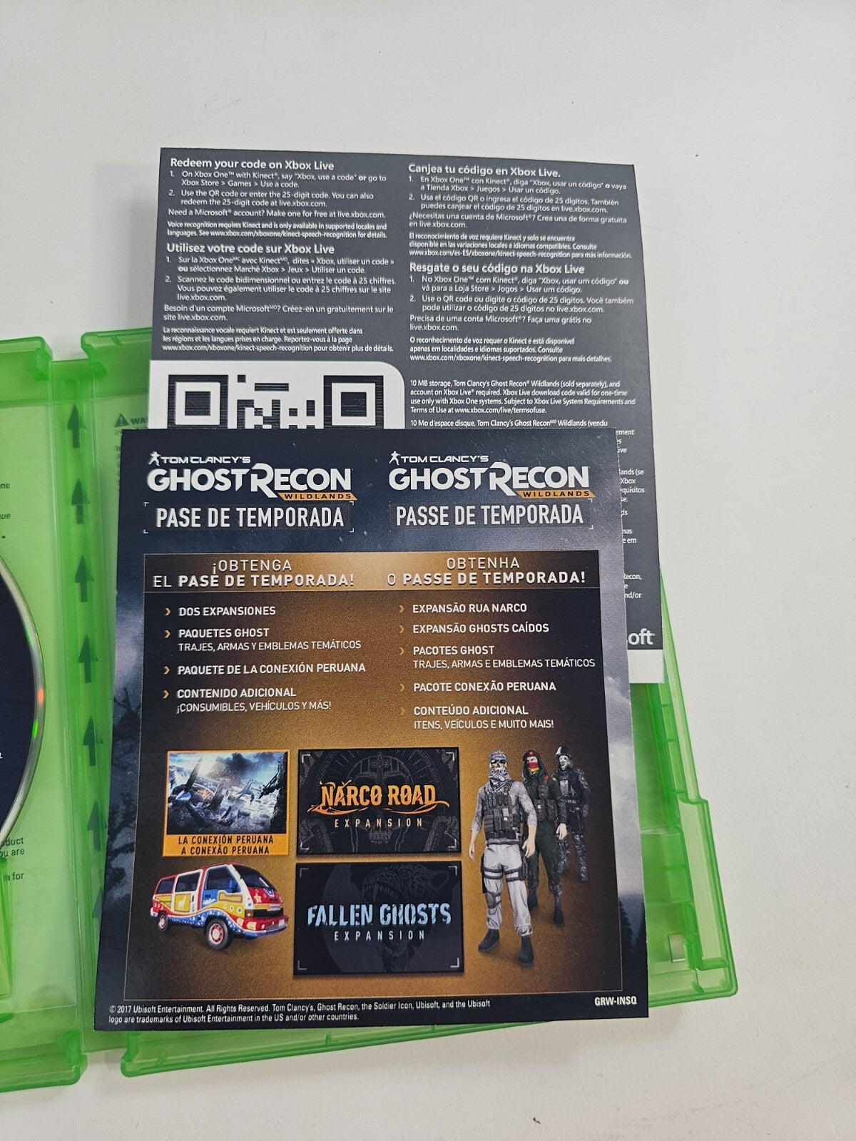 Tom Clancy's Ghost Recon: Wildlands (Microsoft Xbox One, 2017) Tested & Working