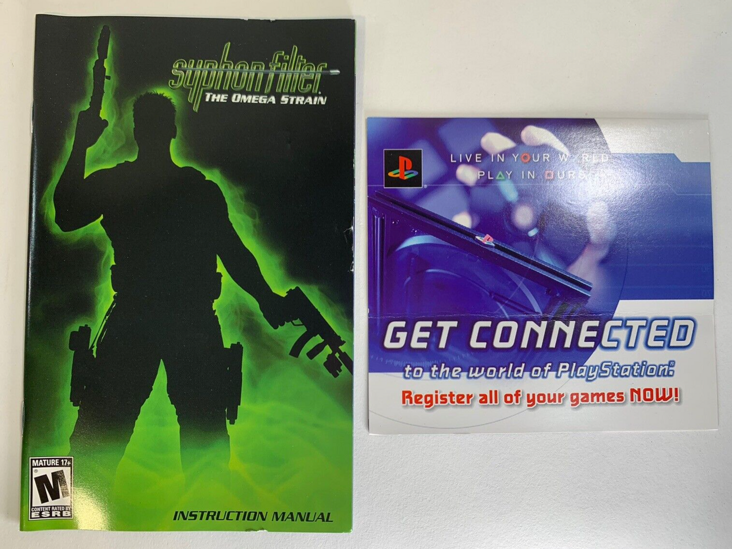 Syphon Filter: The Omega Strain (PlayStation 2, 2004) Game Case Manual Insert