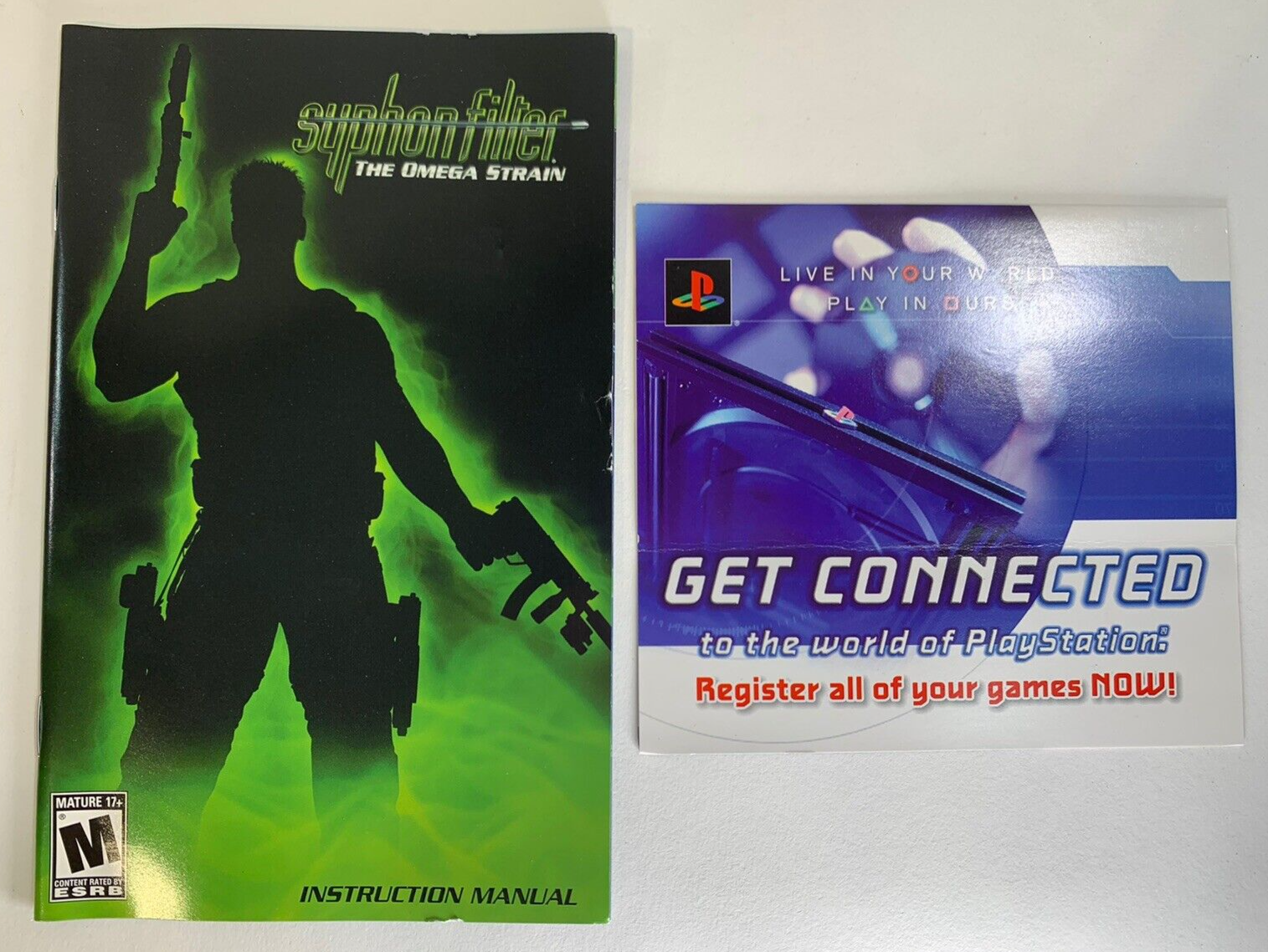Syphon Filter: The Omega Strain (PlayStation 2, 2004) Game Case Manual Insert