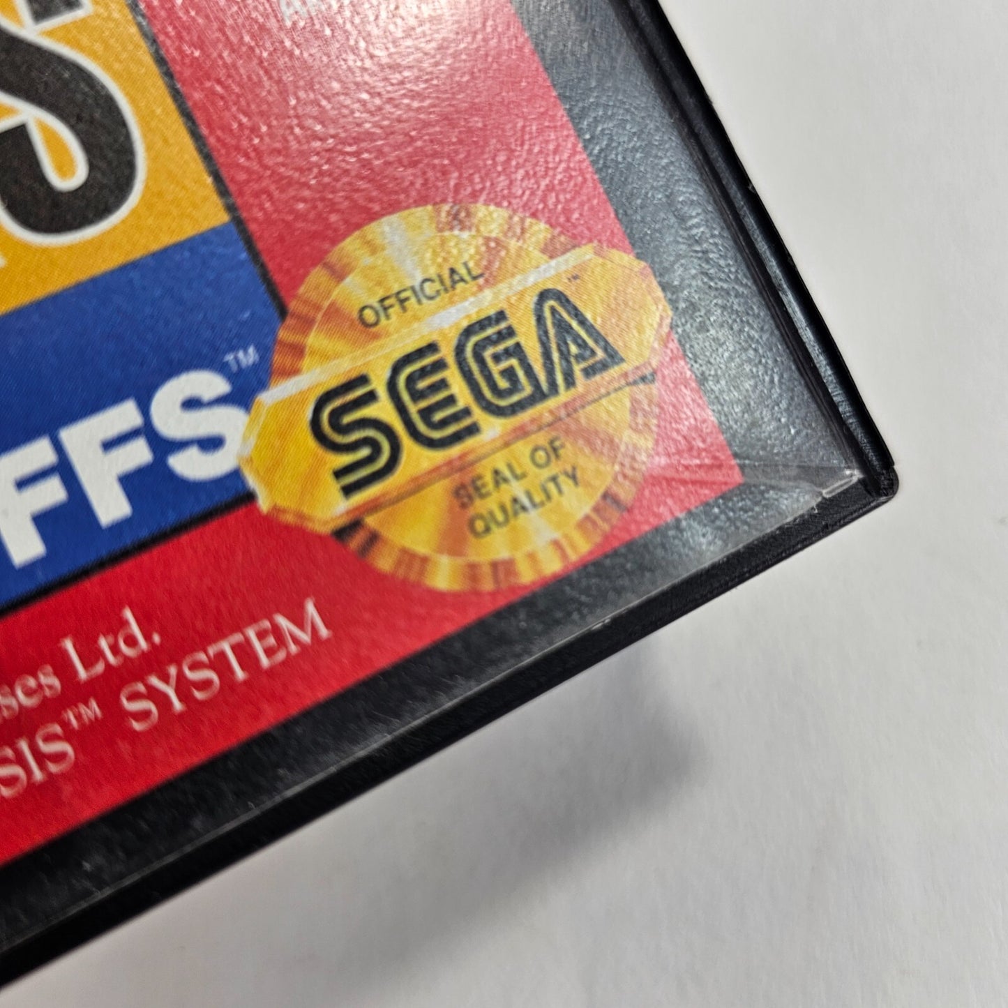 Bulls vs. Blazers and the NBA Playoffs (Sega Genesis, 1993) Game & Case - Tested