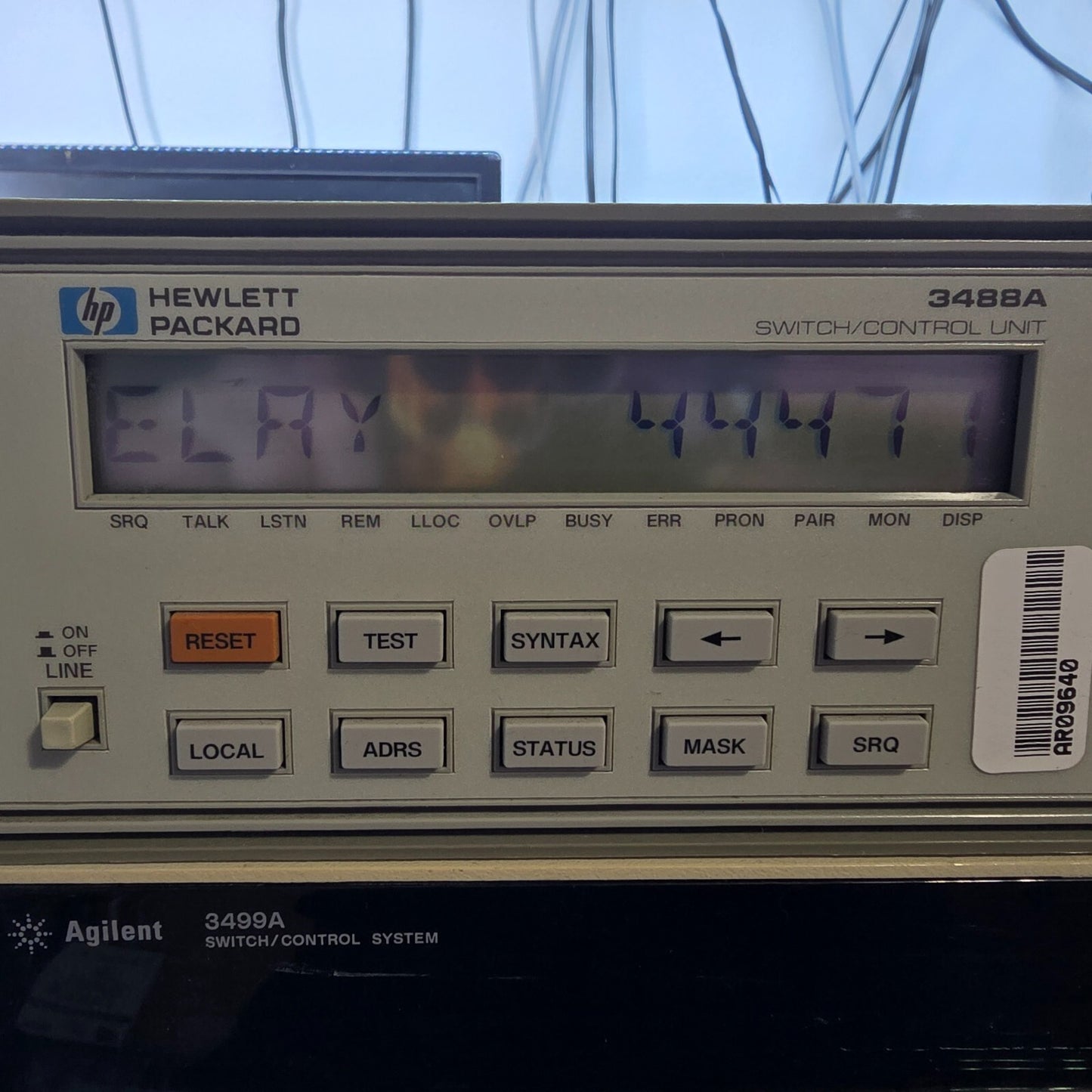 HP Agilent 44471A Digital Input/Output Switch Module - Tested and Working (1348)