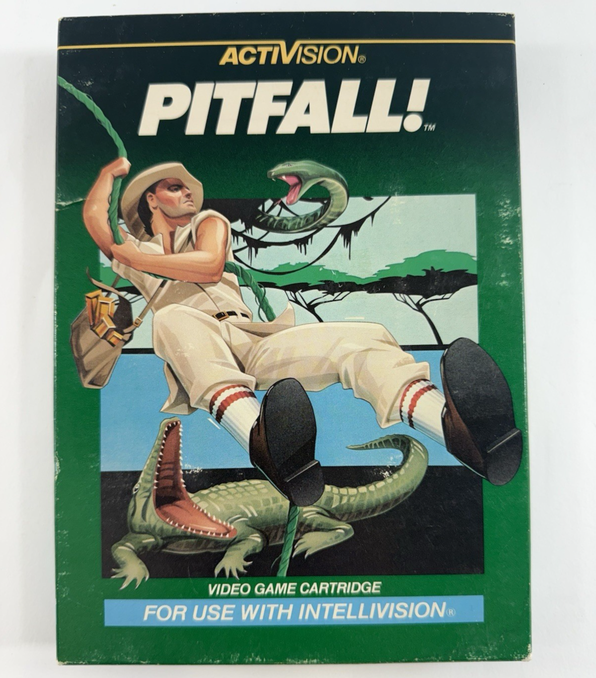 Pitfall (Intellivision, 1982) Game Box Manual Overlays - Tested And Working