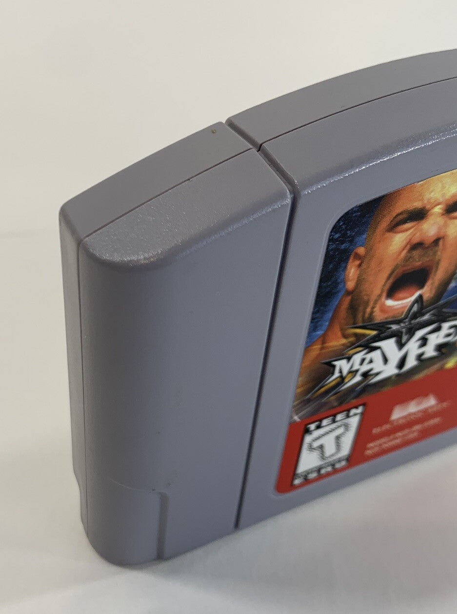 WCW Mayhem (Nintendo 64, 1999) Authentic Game Cartridge - Tested