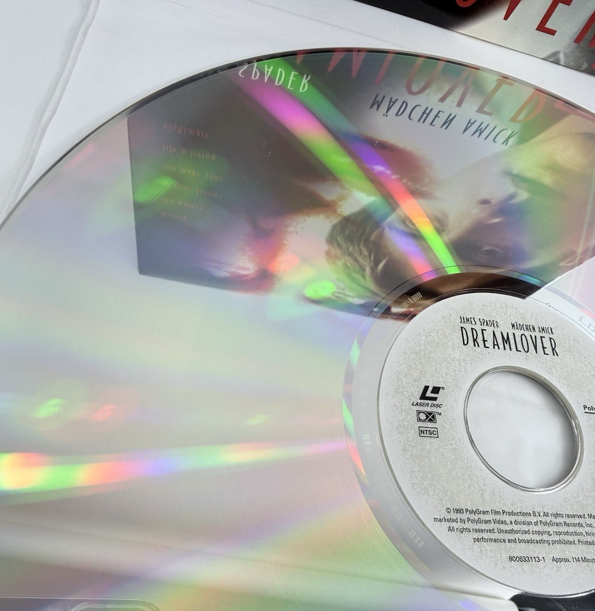 Dream Lover (Laserdisc, 1994, Extended Play) James Spader Madchen Amick - Tested
