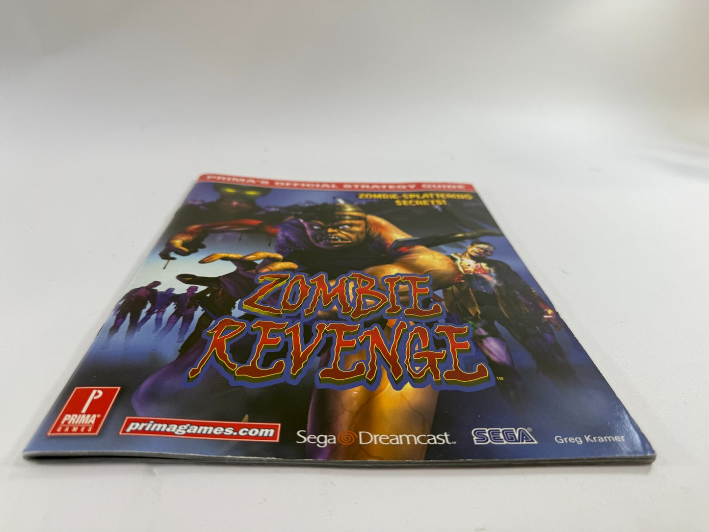 Zombie Revenge Official Strategy Guide (Prima Games, 2000) for Sega Dreamcast