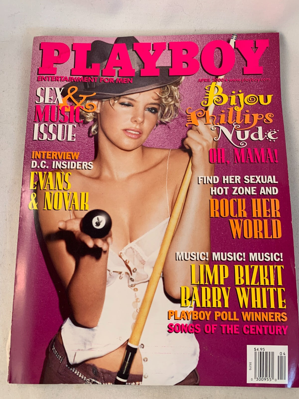 2000 PLAYBOY MAGAZINES - LOT OF 9 - Includes Centerfolds