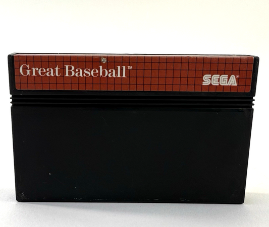 Great Baseball (Sega Master System, 1987) Game Cartridge - Tested and Working