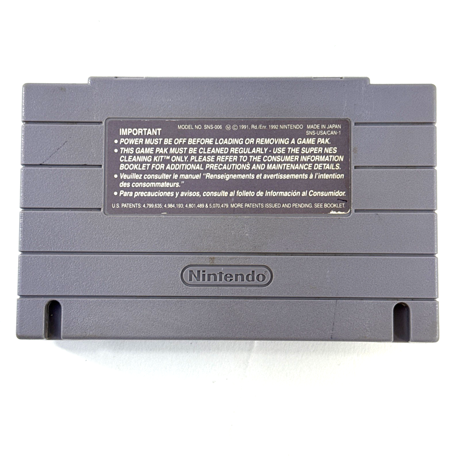 Rise of the Robots (Super Nintendo, 1994) Game Cartridge - Tested and Working