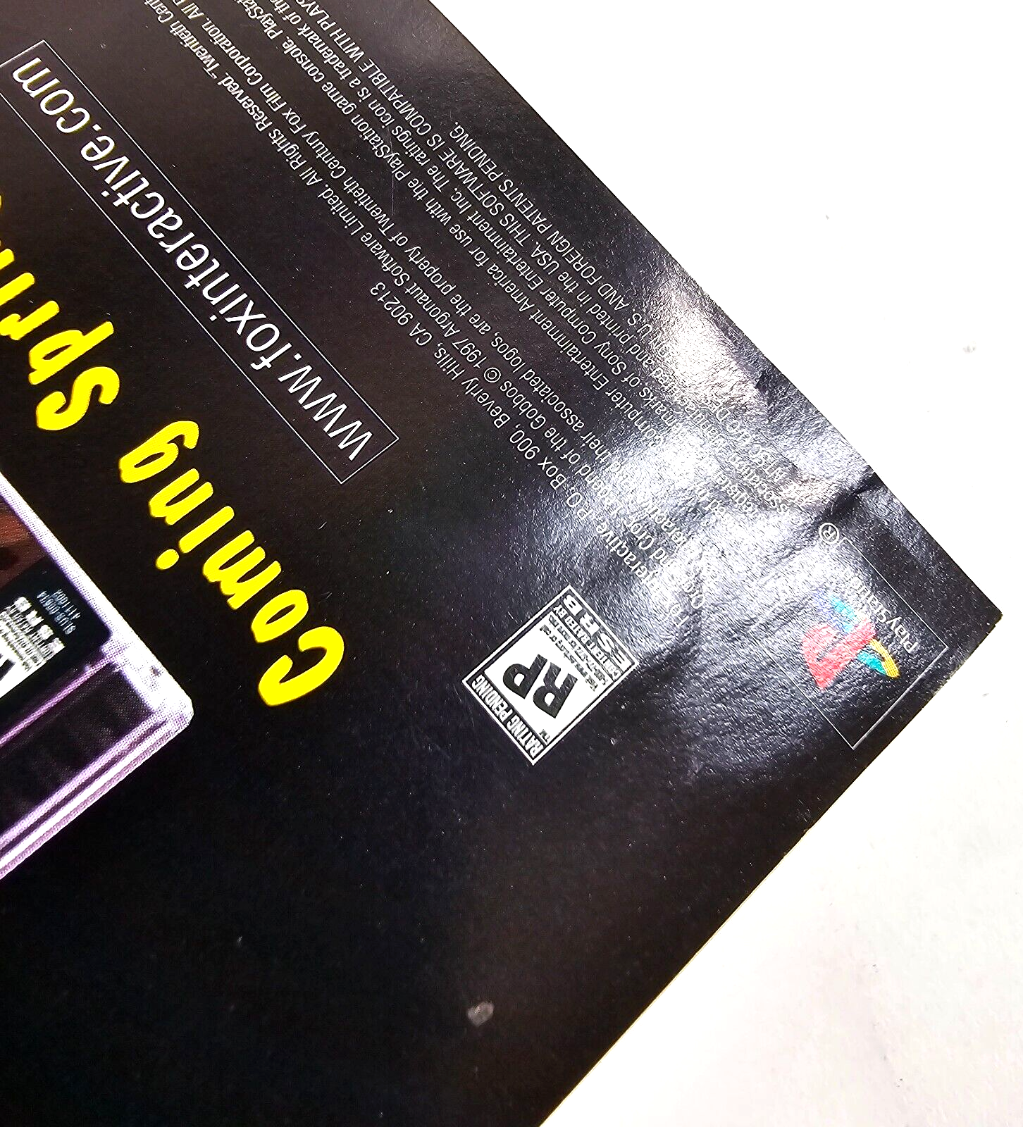 Croc: Legend of the Gobbos (PlayStation 1, 1998) Game Case Manual Registration