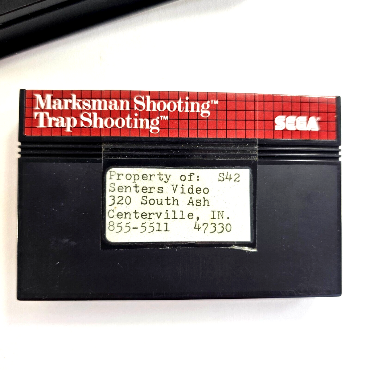 Marksman Shooting & Trap Shooting (Sega Master System, 1987) Game Case Manual
