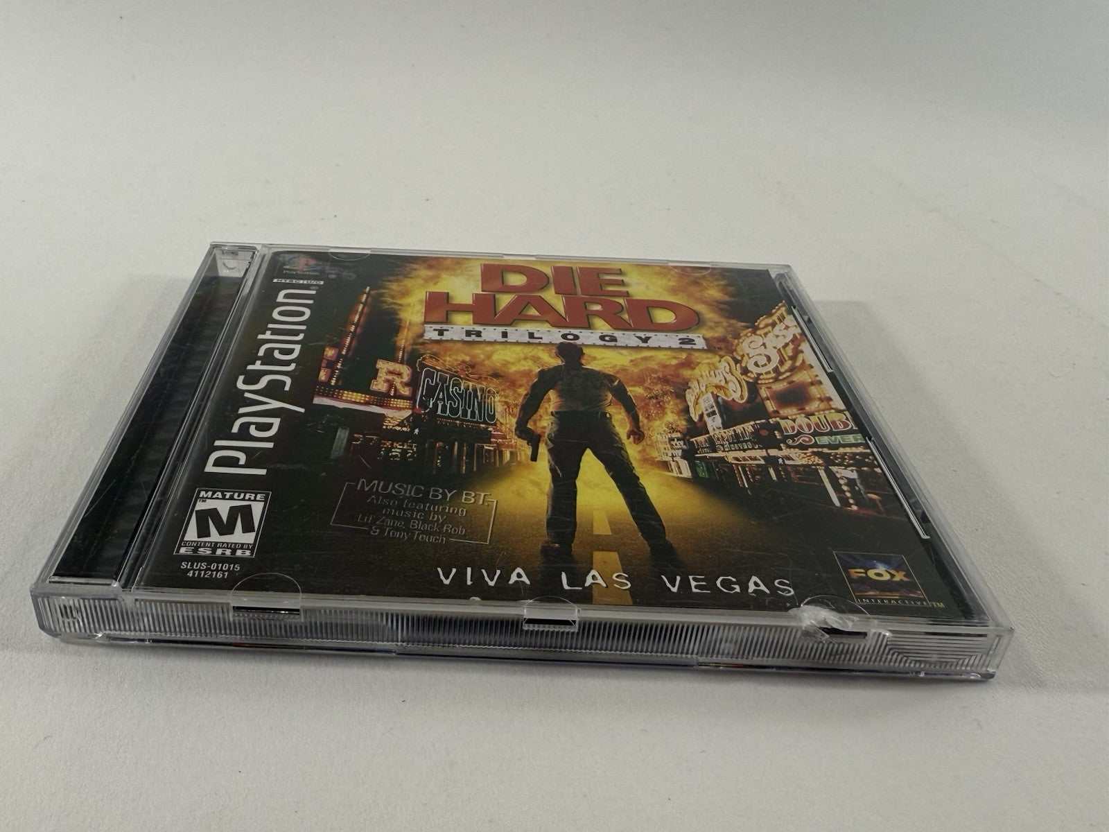 Die Hard Trilogy 2: Viva Las Vegas (PlayStation, 2000) Game Case Manual Reg.