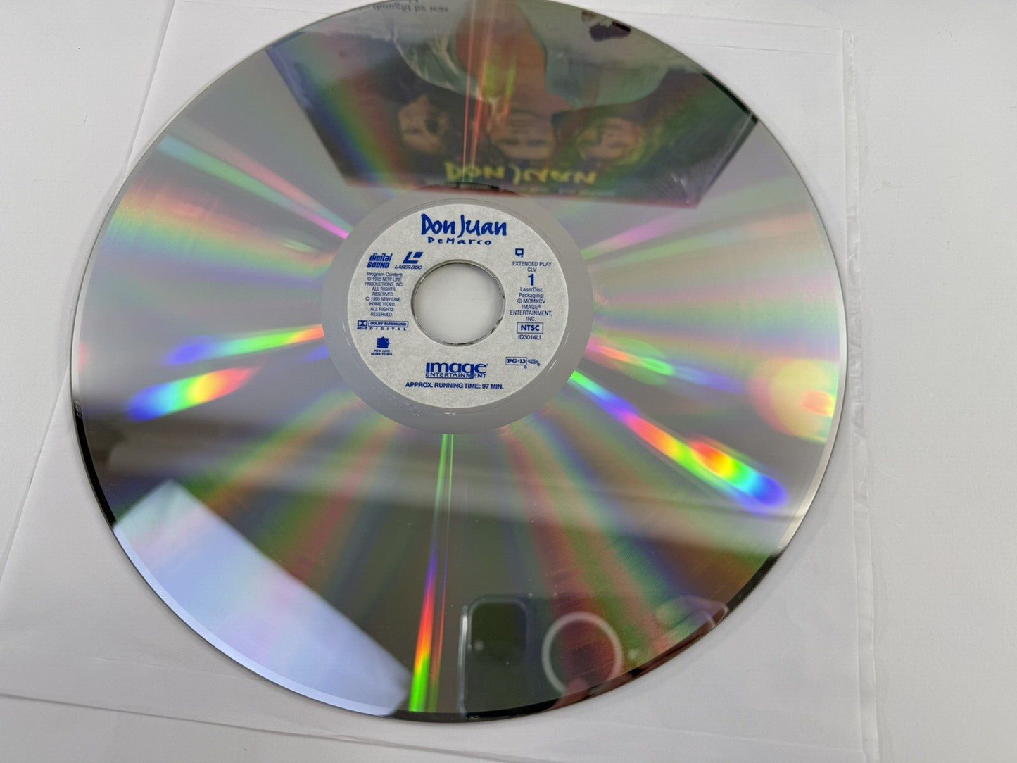 Don Juan de Marco (Laserdisc Bundle) Far And Away, Lady Hawke - Tested