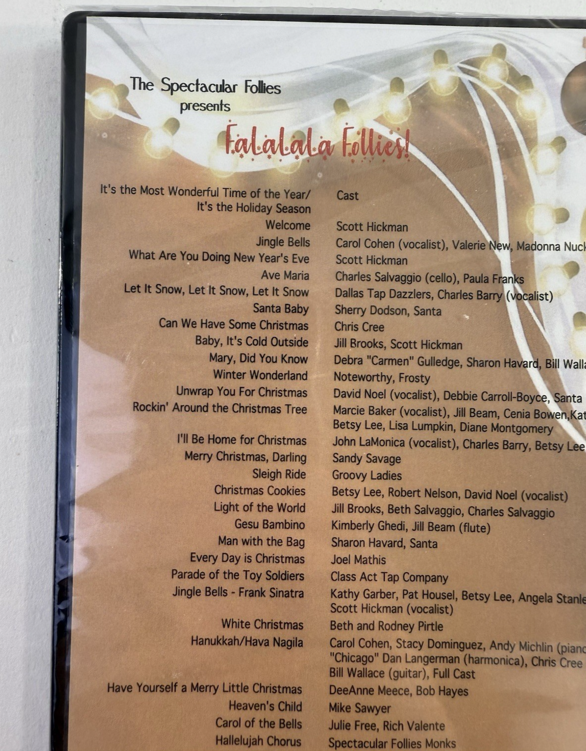 Spectacular Follies Presents Fa La La La Follies (DVD, 2022) New, Factory Sealed