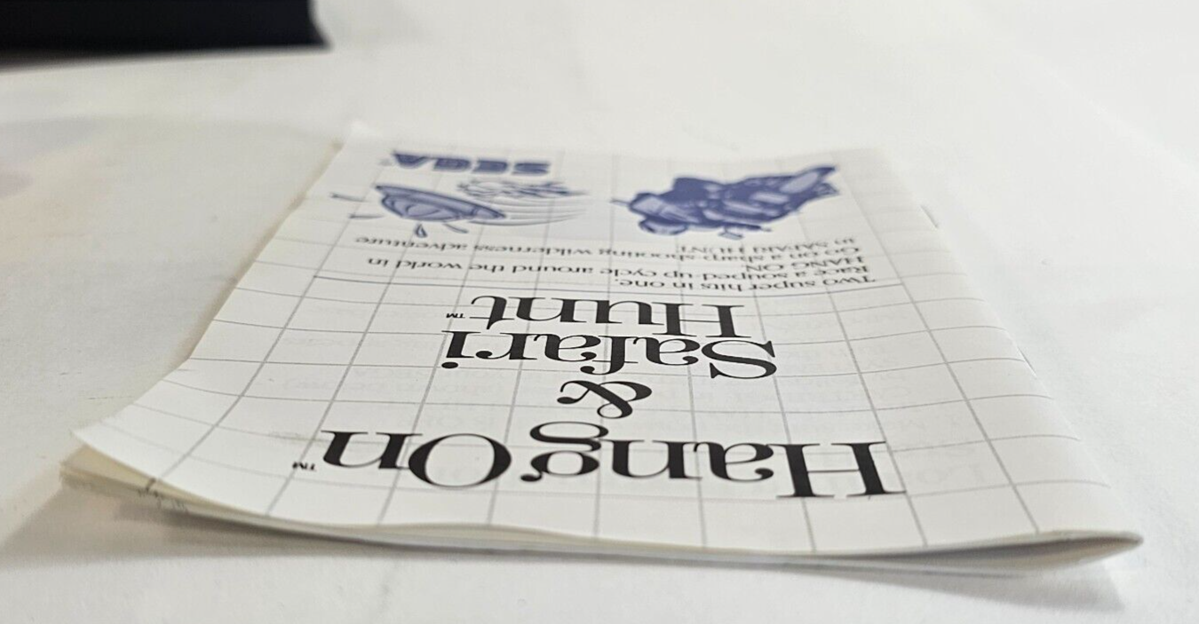 Hang On & Safari Hunt: The Combo Cartridge (Sega Master System, 1986) - Tested