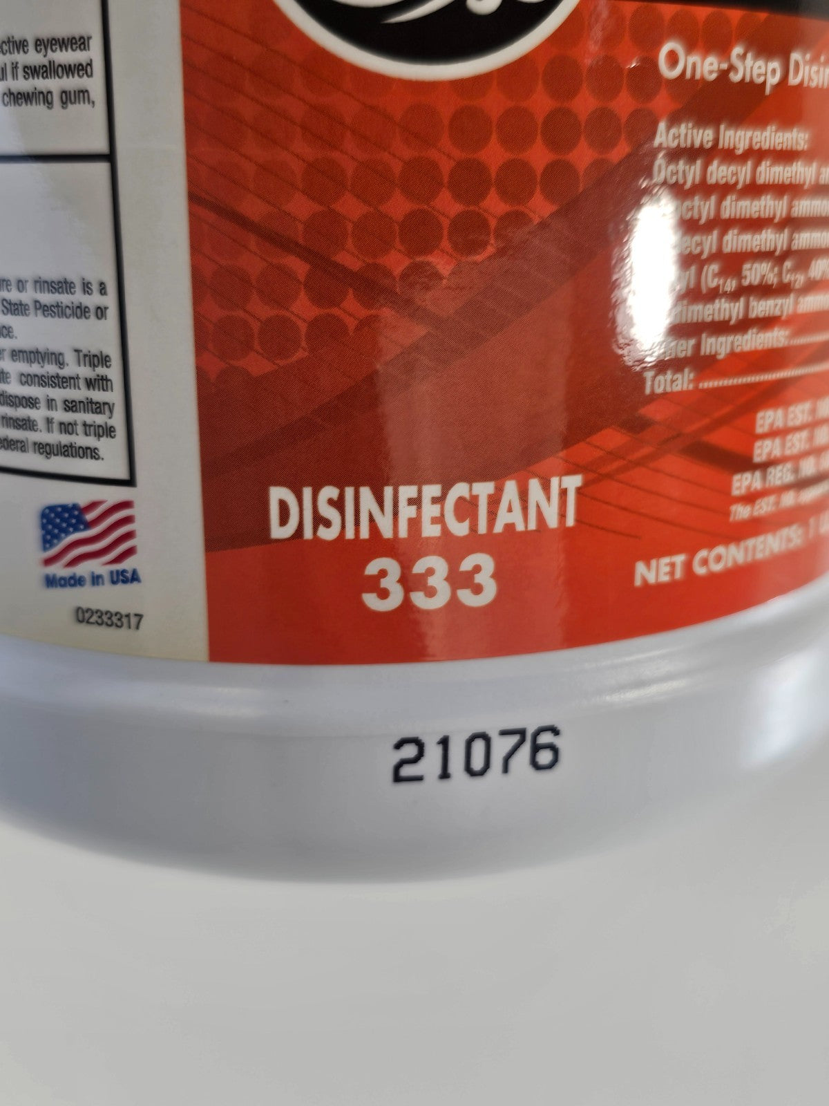 BETCO Triforce Commercial One-Step Disinfectant 333 - 1 Gal. Concentrate -New