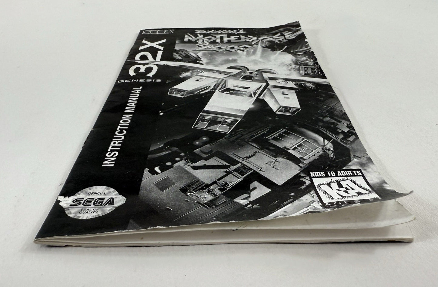 Zaxxon's Motherbase 2000 (Sega Genesis 32X, 1995) Instructional Manual 84512