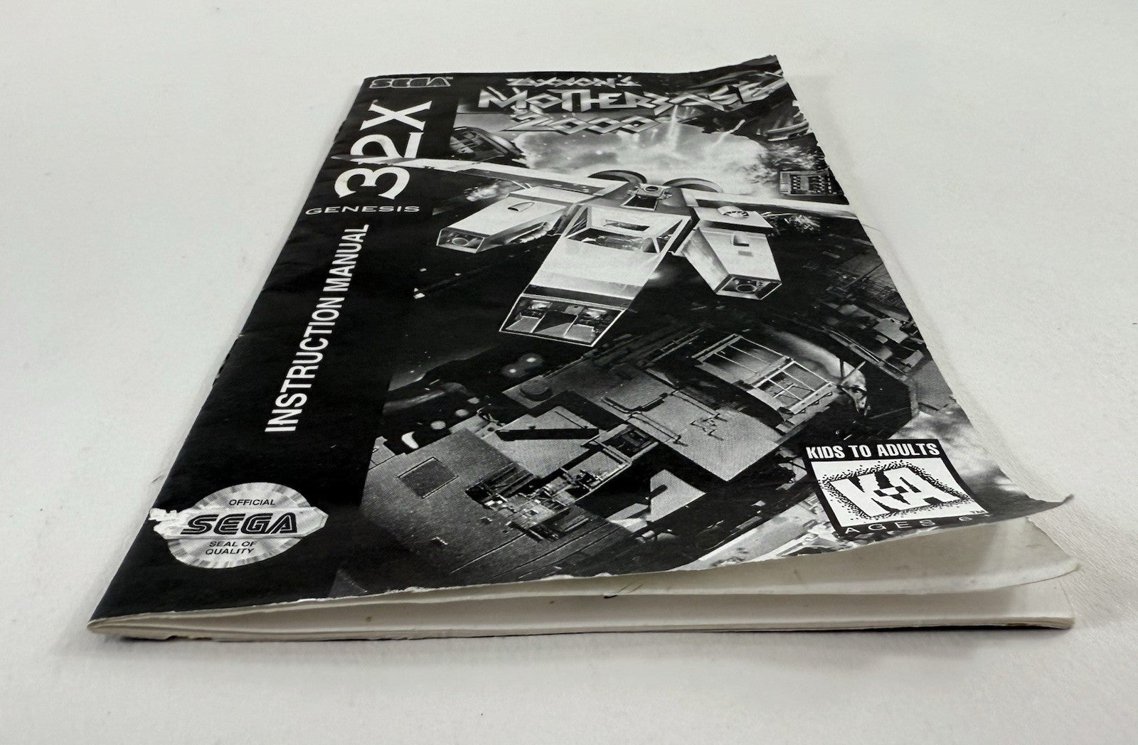 Zaxxon's Motherbase 2000 (Sega Genesis 32X, 1995) Instructional Manual 84512