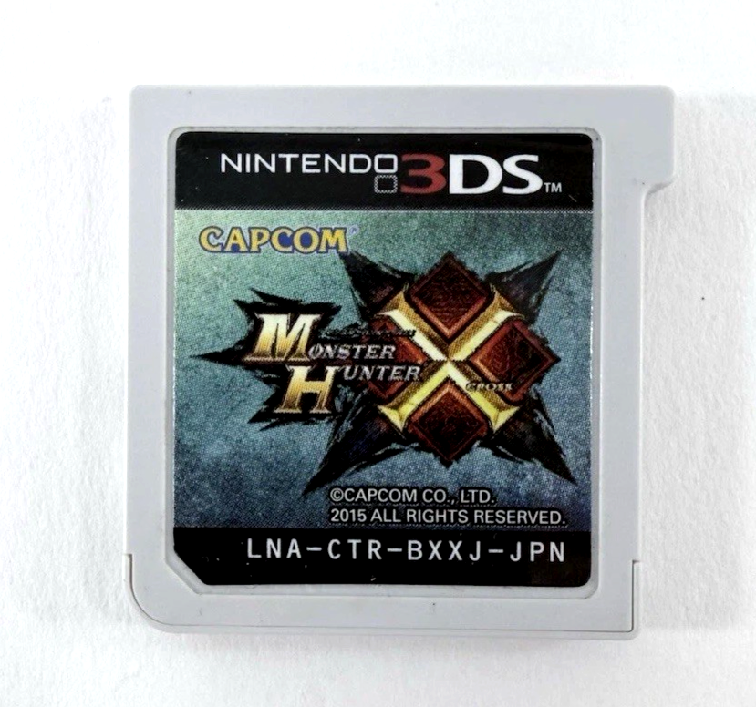 Monster Hunter X Cross (Nintendo 3DS,  2015) NTSC-J Game Case Manual Inserts