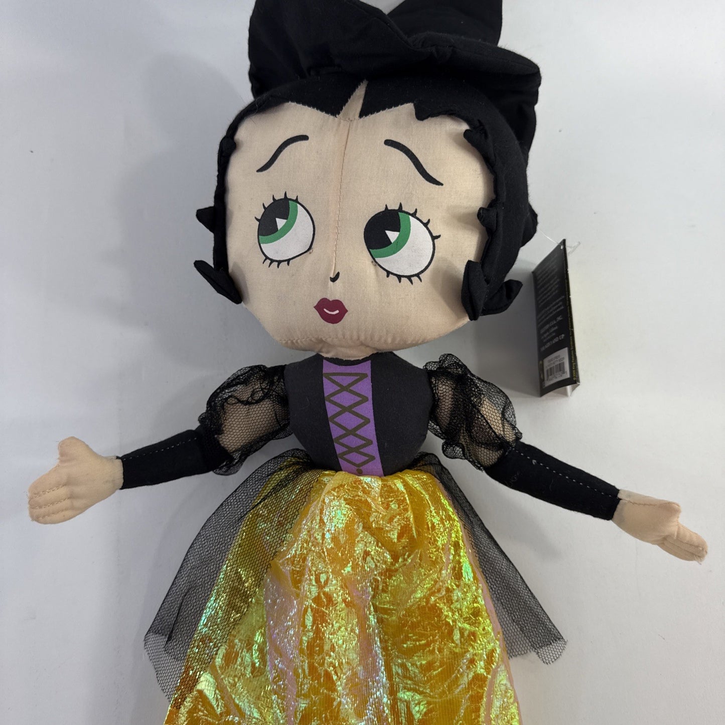 Betty Boop Collection 2005 16.5" Betty Boop Halloween Witch Plush with Tags