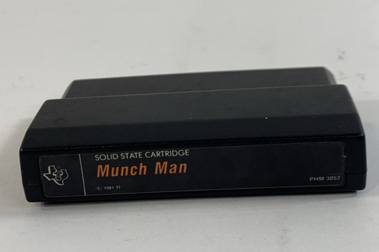Munch Man (TI-99/4a, 1982) Texas Instruments Solid State Game Cartridge - Tested