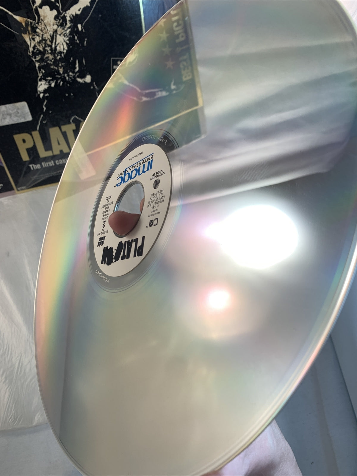 Platoon (Laserdisc CLV Extended Play - Tested and Working