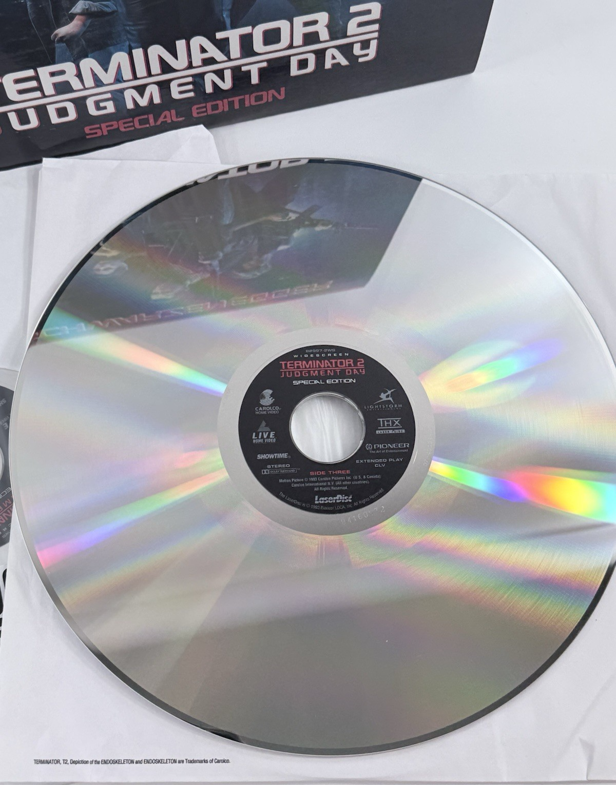 Terminator 2: Judgment Day (Laserdisc, 1993, Widescreen Special Edition) Tested