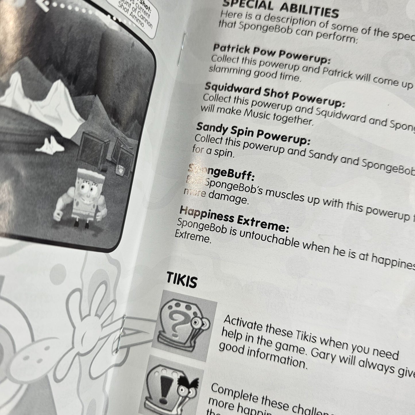 SpongeBob's Truth or Square (Nintendo Wii, 2009) Game Case Manual - Tested