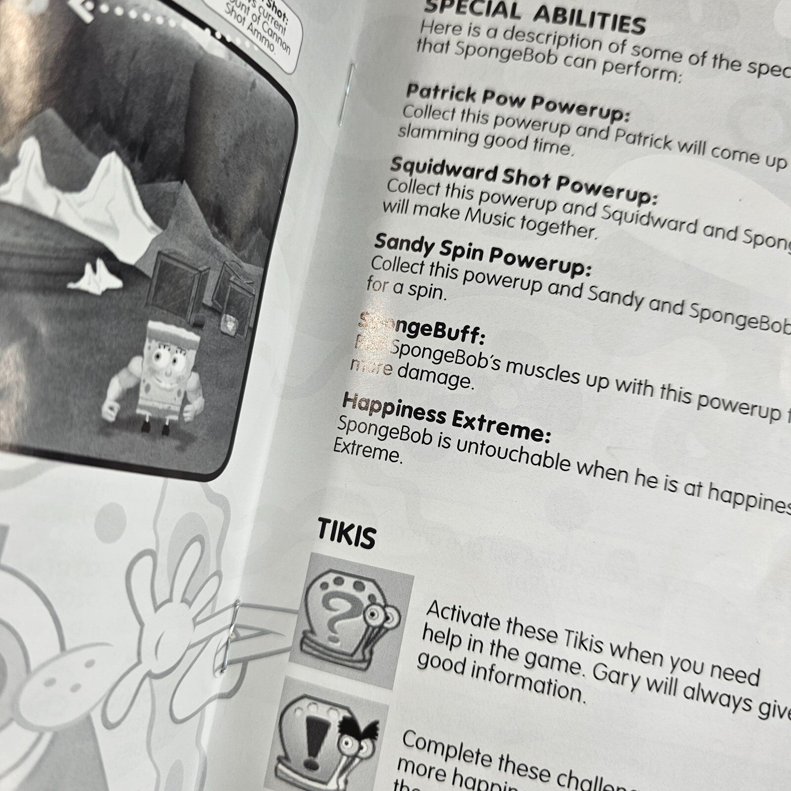 SpongeBob's Truth or Square (Nintendo Wii, 2009) Game Case Manual - Tested
