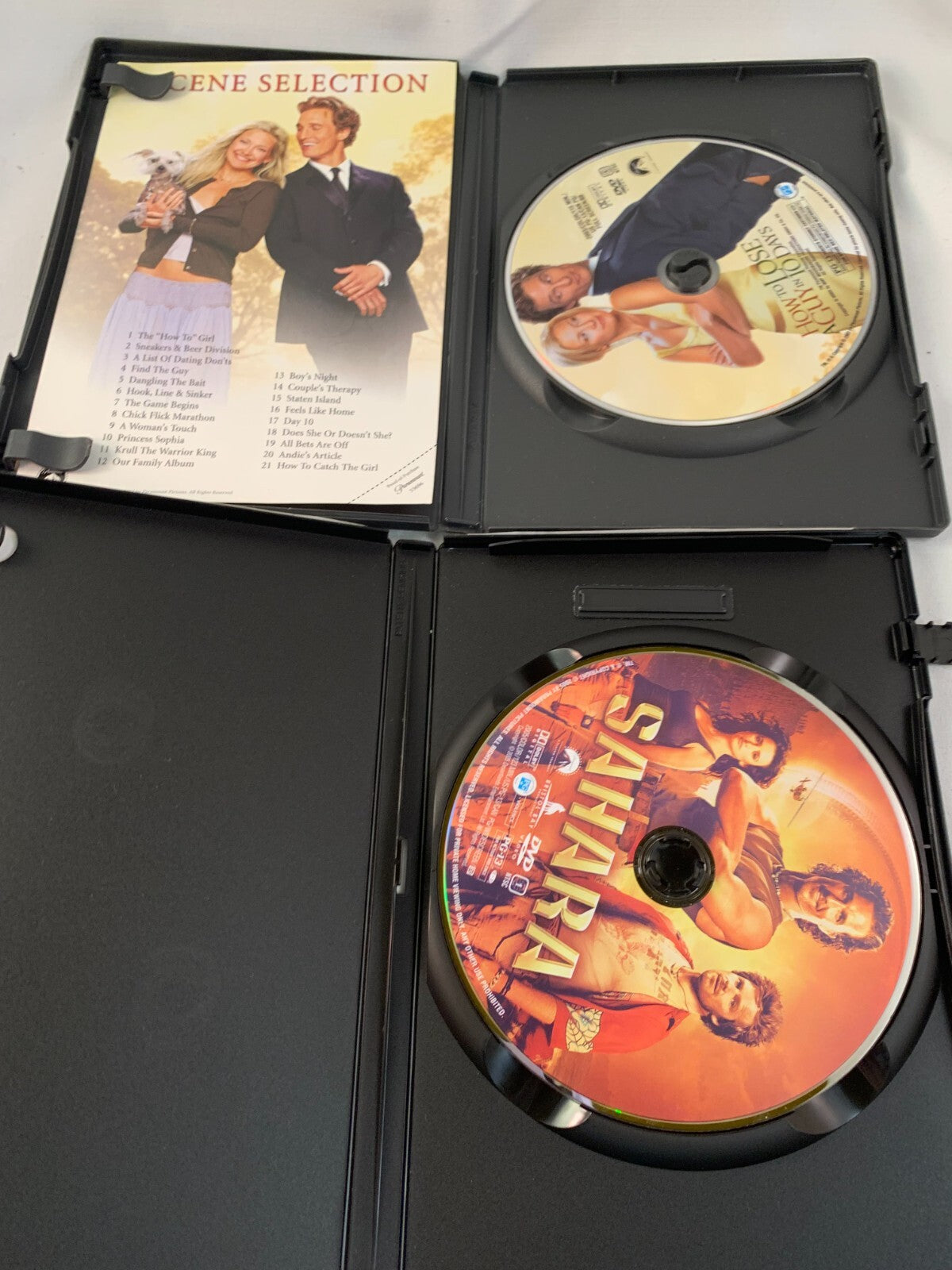 How to Lose a Guy in 10 Days (DVD Bundle) Sahara/Fool's Gold - Tested