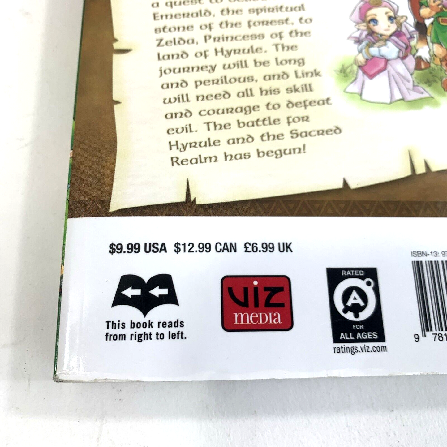 The Legend of Zelda Ocarina of Time #1 (Paperback, 2015) Perfect Square Edition