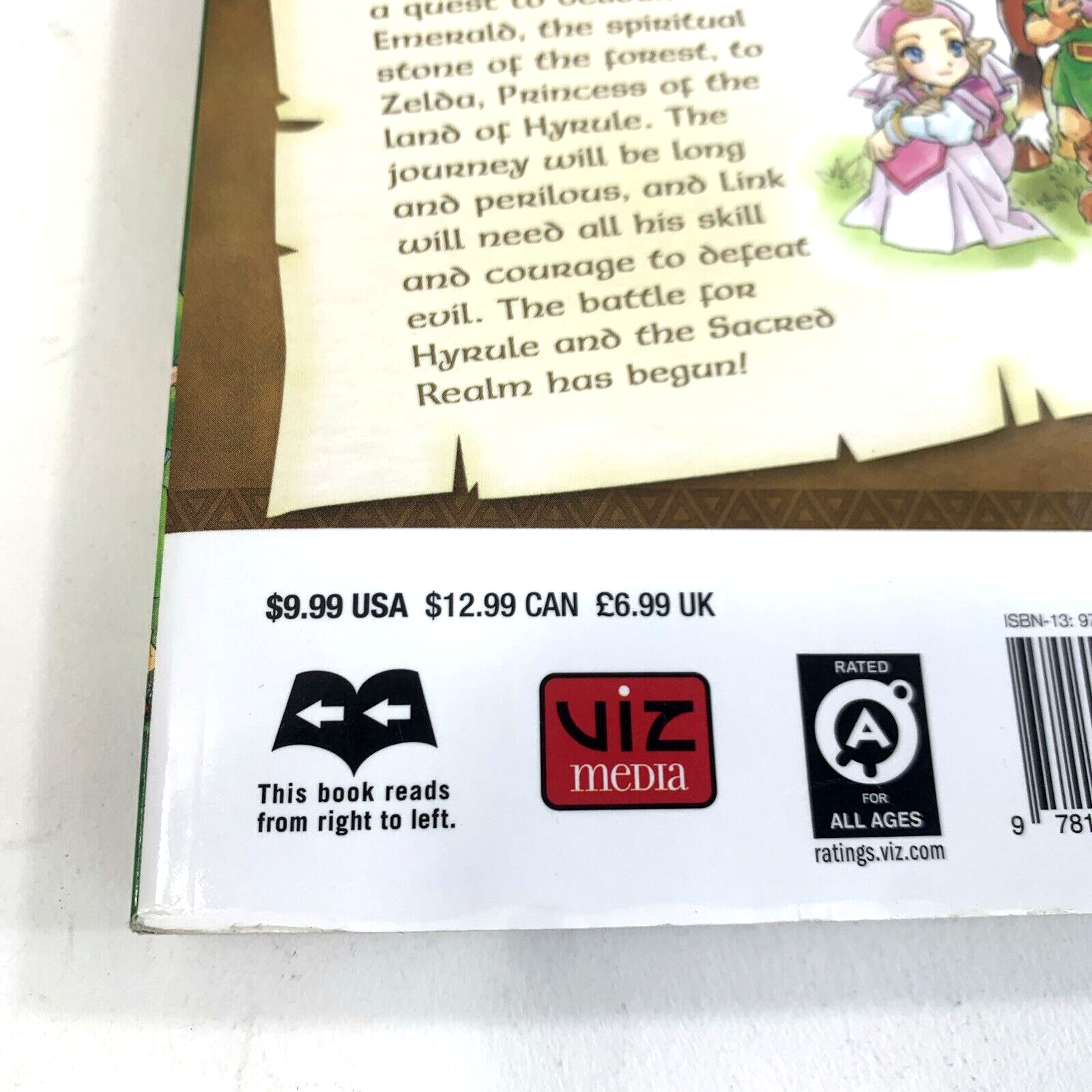 The Legend of Zelda Ocarina of Time #1 (Paperback, 2015) Perfect Square Edition