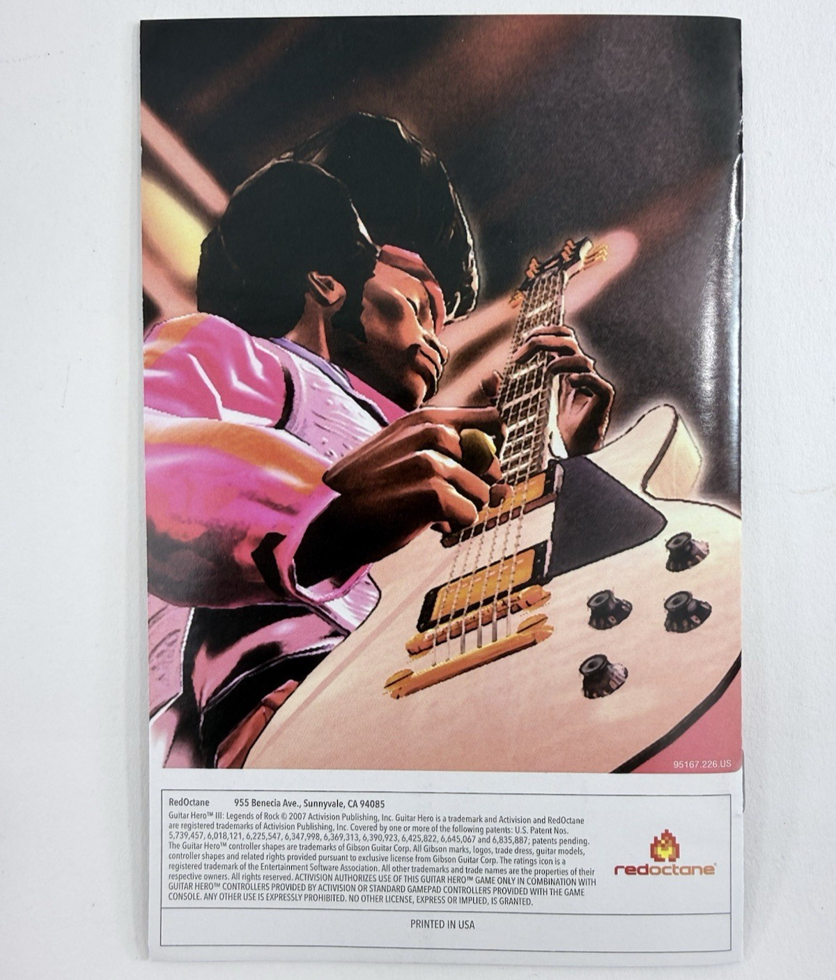 Guitar Hero 3 III Legends Of Rock (Wii, 2006) Game, Case, Manual - Tested