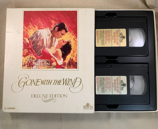 Gone With the Wind (VHS, 1990, 2-Tape Set, Deluxe Edition)