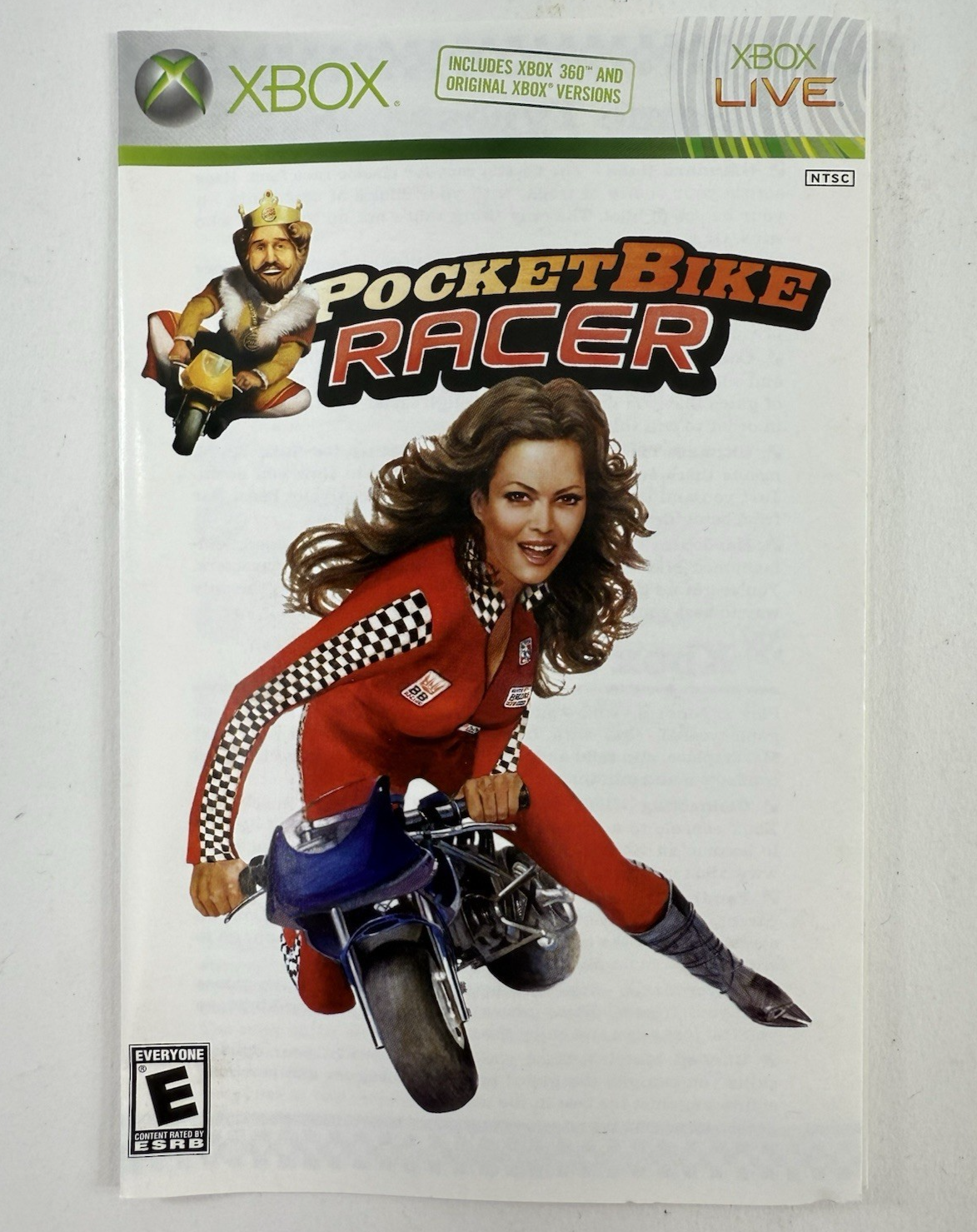 Pocketbike Racer (Microsoft Xbox 360, 2006) Game, Case, Manual - Tested