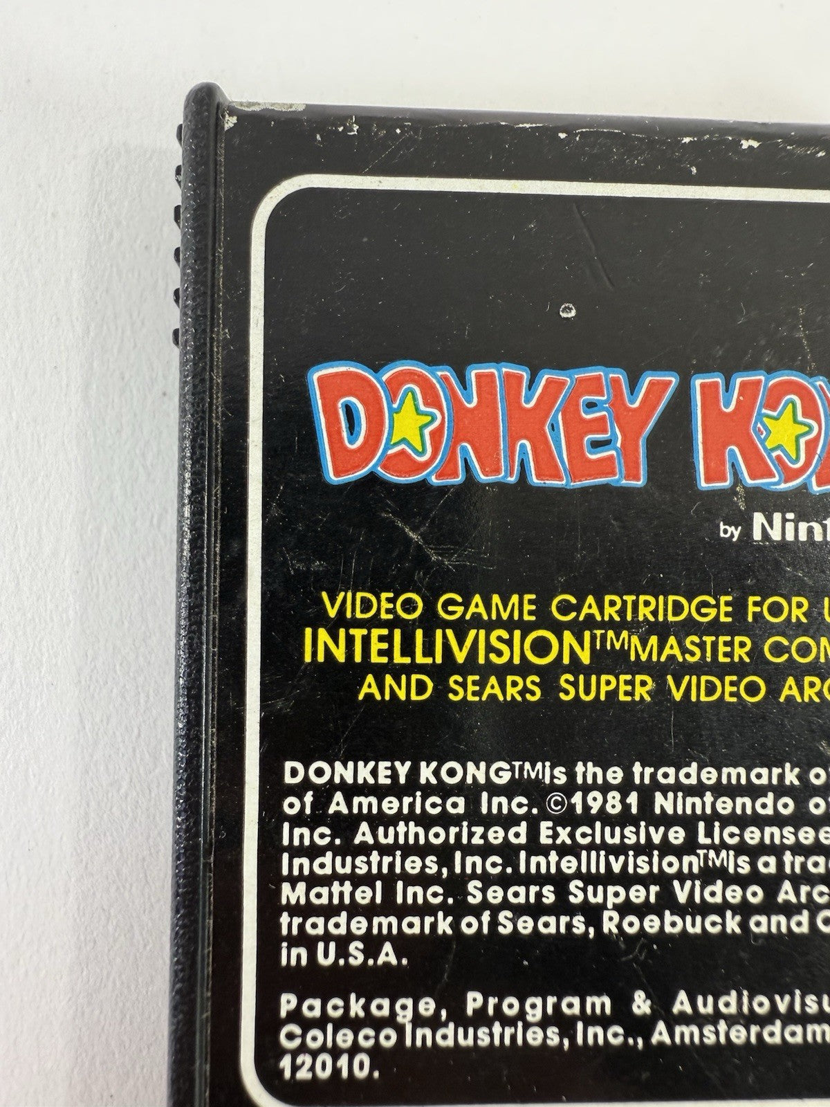 Donkey Kong (Intellivision, 1982) Game Cartridge - Tested
