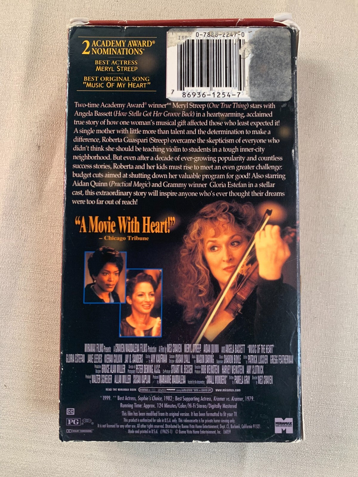 Music of the Heart (VHS, 2000)