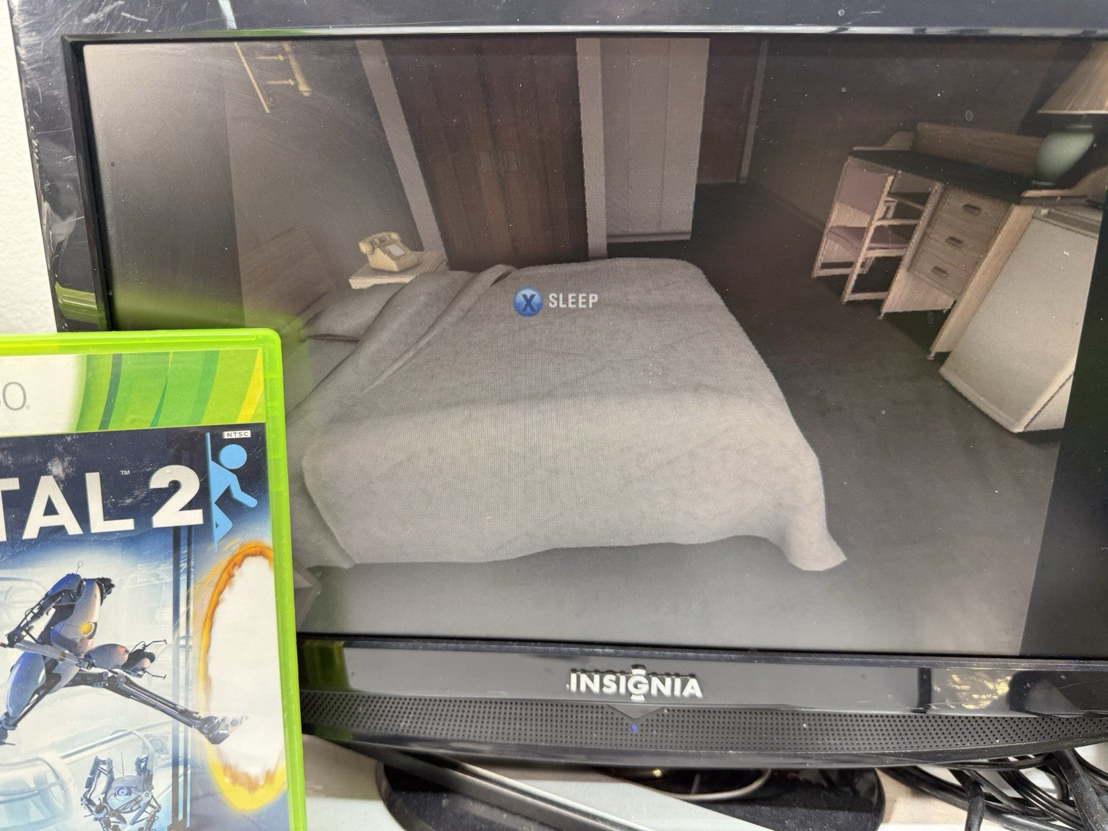 Portal 2 (Microsoft Xbox 360, 2011) Game Case Manual - Tested and Working