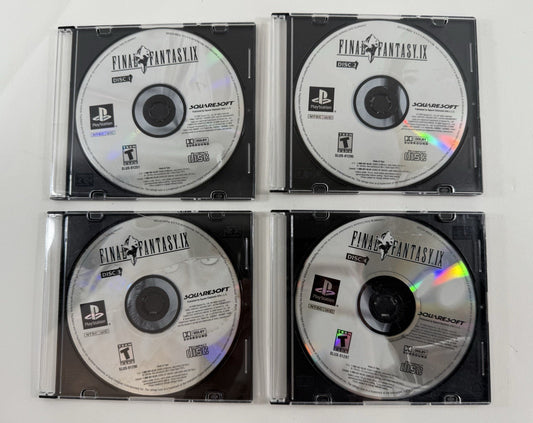 Final Fantasy IX (PlayStation 1, 2000) Game Discs Only - Tested and Working