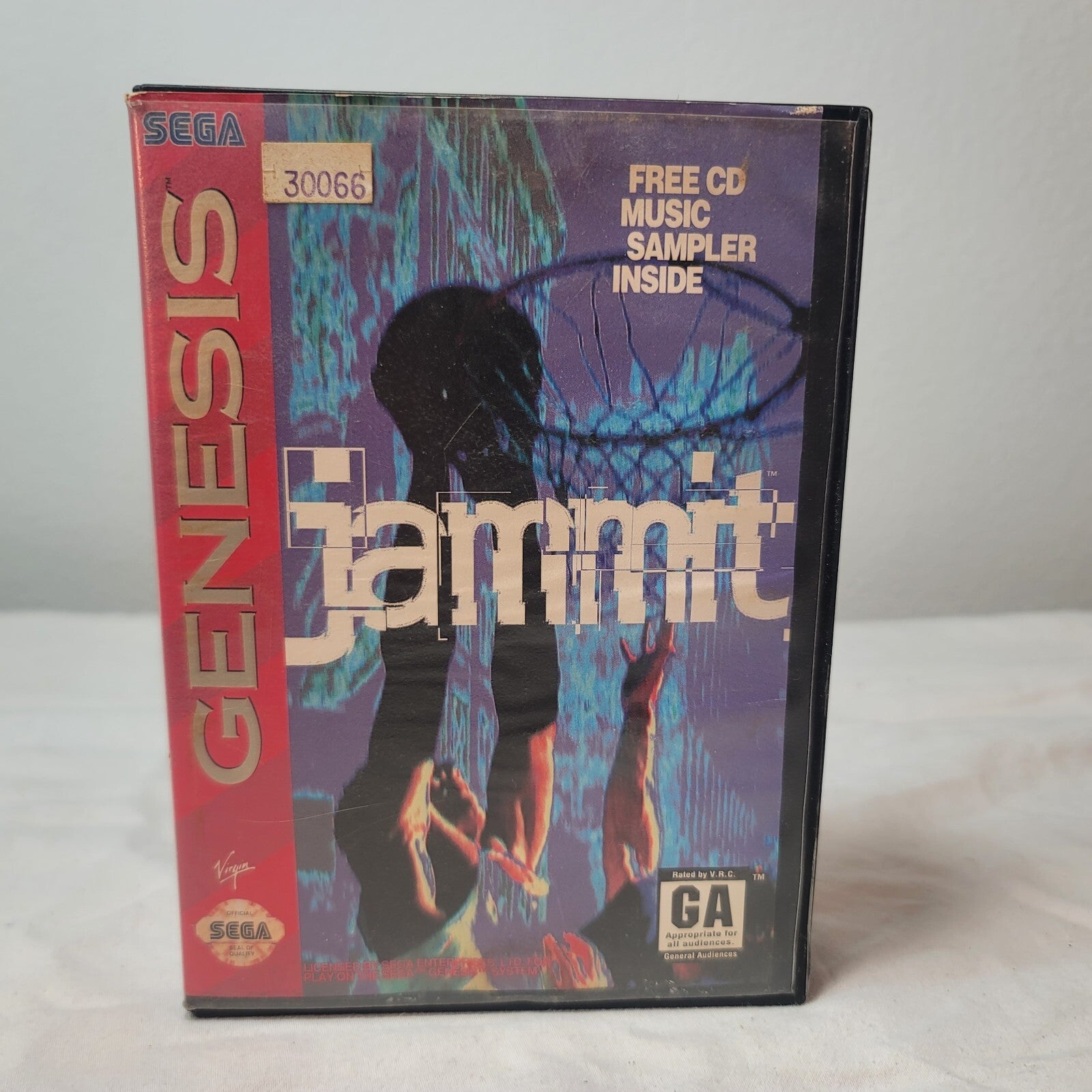 Jammit (Sega Genesis, 1994) Game And Case - No Manual