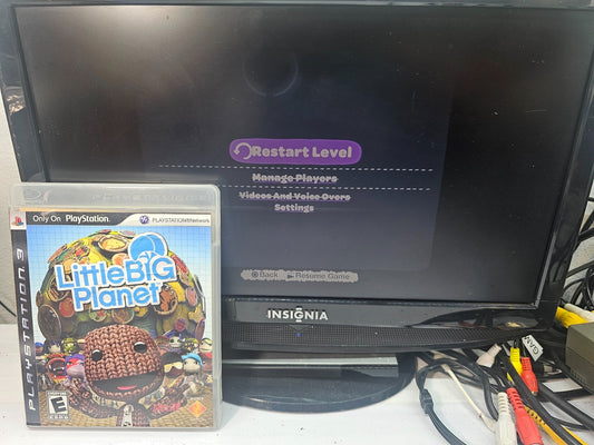 LittleBigPlanet (Sony PlayStation 3, 2008) Game Case Manual Registration Insert