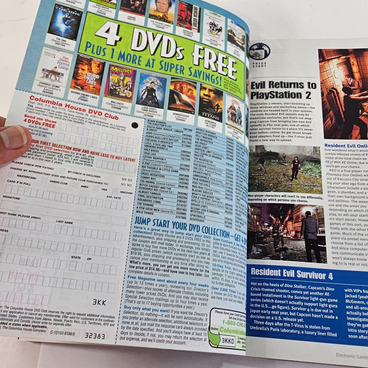 Electronic Gaming Monthly Magazine Jan. 2003 Issue 162: 55 Best Games Feature